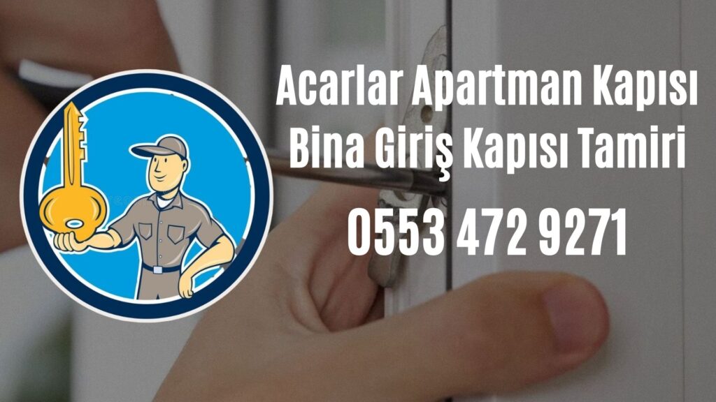 Acarlar Apartman Kapısı Bina Giriş Kapısı Tamiri