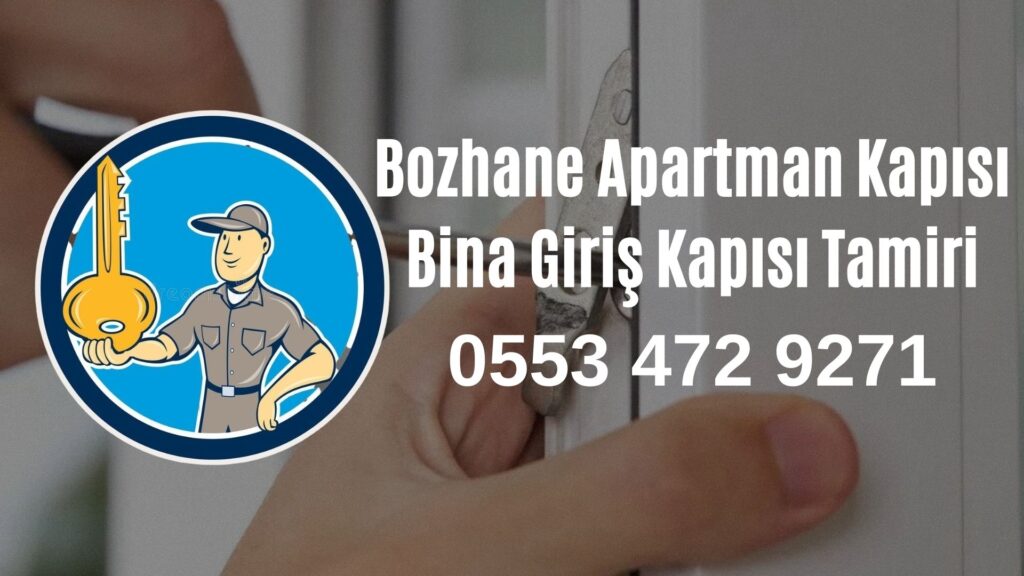 Bozhane Apartman Kapısı Bina Giriş Kapısı Tamiri
