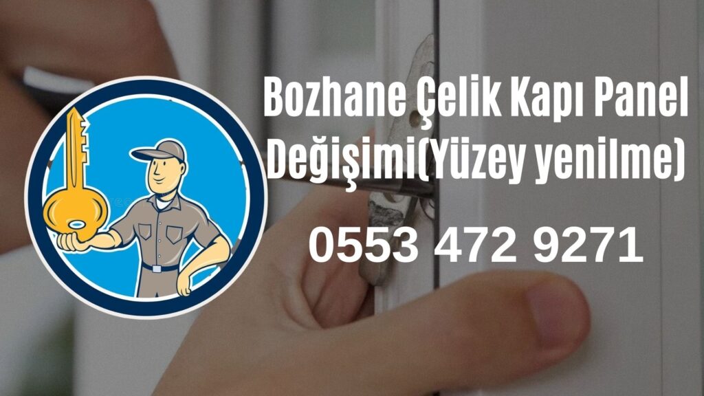 Bozhane Çelik Kapı Panel Değişimi(Yüzey yenilme)