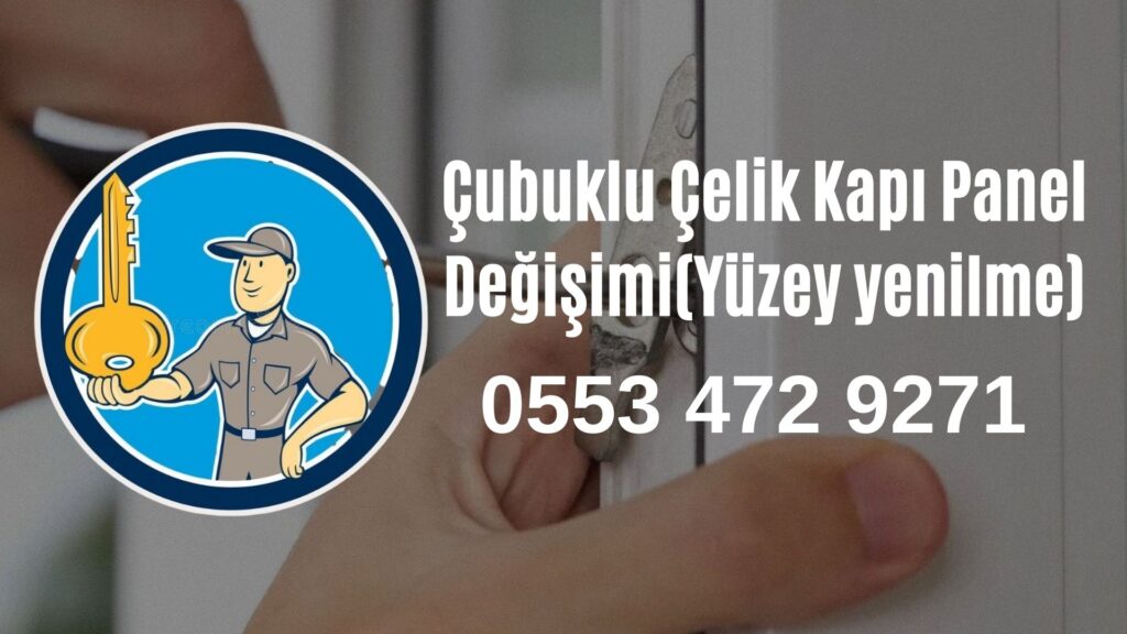 Çubuklu Çelik Kapı Panel Değişimi(Yüzey yenilme)