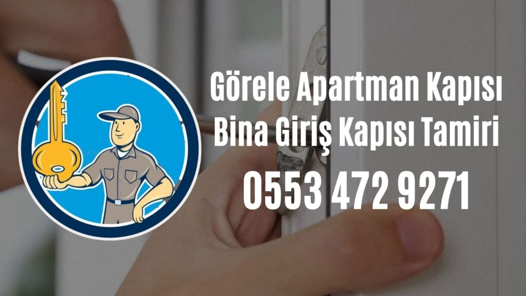 Görele Apartman Kapısı Bina Giriş Kapısı Tamiri