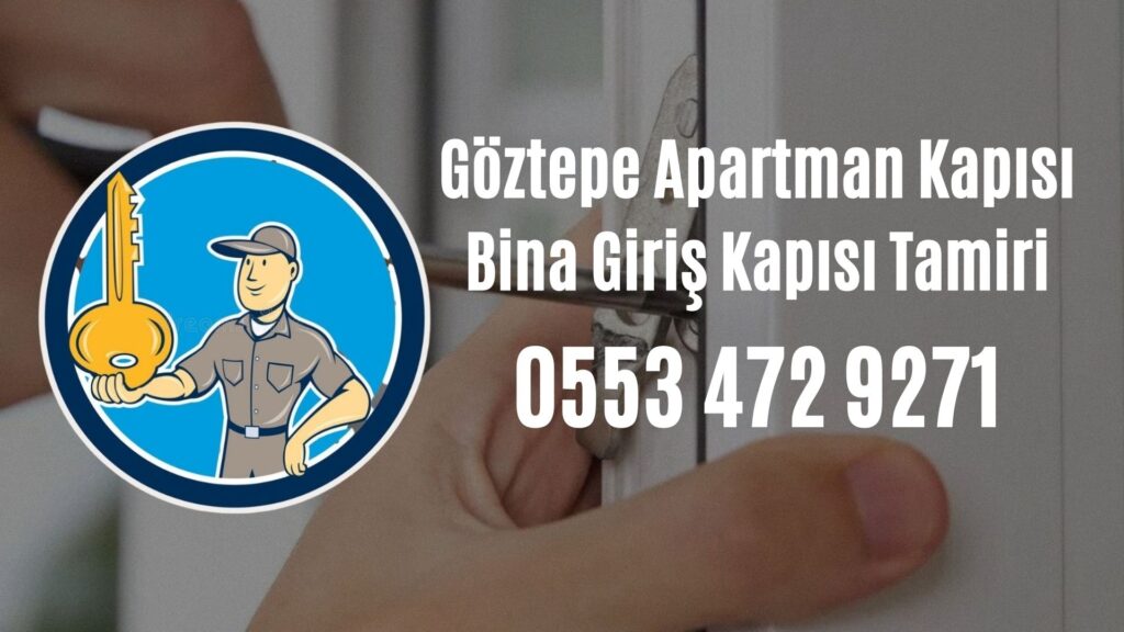Göztepe Apartman Kapısı Bina Giriş Kapısı Tamiri